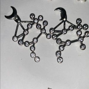 Gemini star earrings